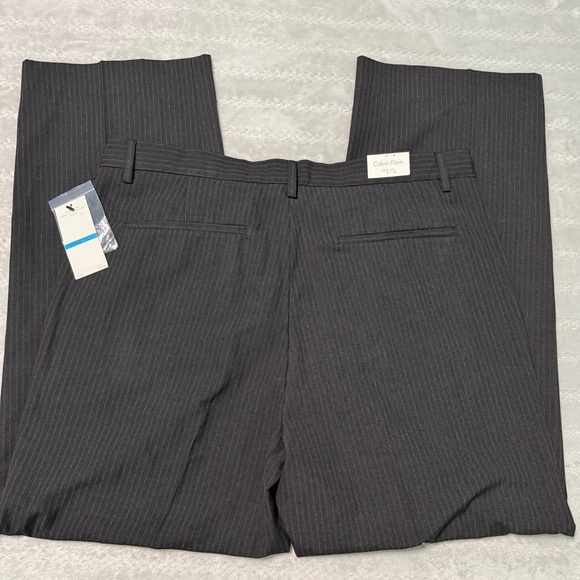 Calvin Klein Dress Pants Mens 36W X 30L Pin Striped - Picture 5 of 6